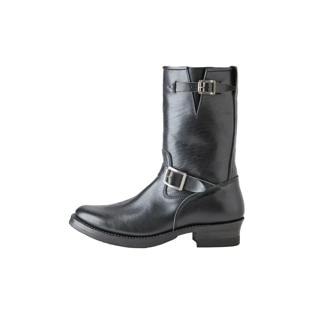 Addict Clothes - Horsehide Engineer Boot - Black