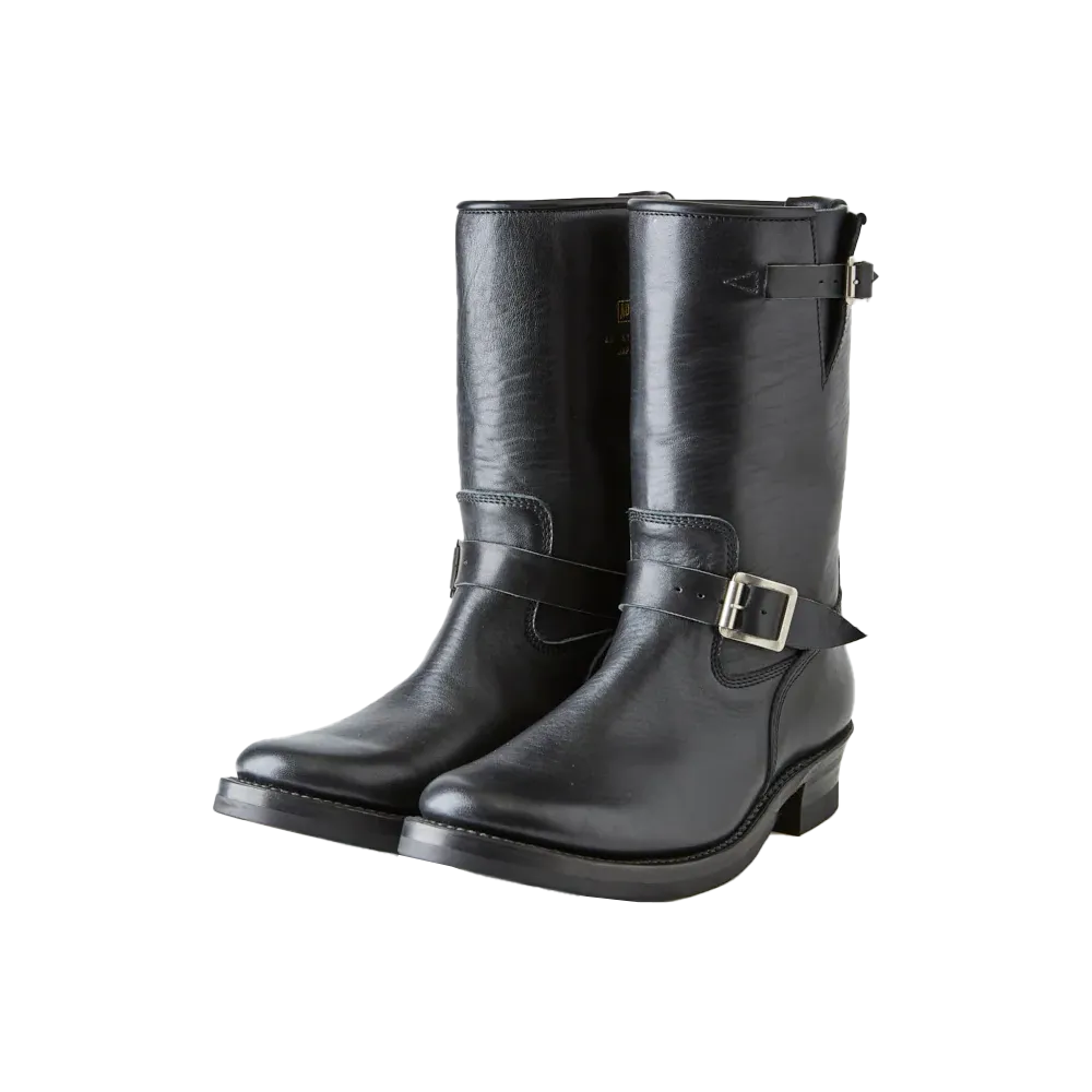 Addict Clothes - Horsehide Engineer Boot - Black