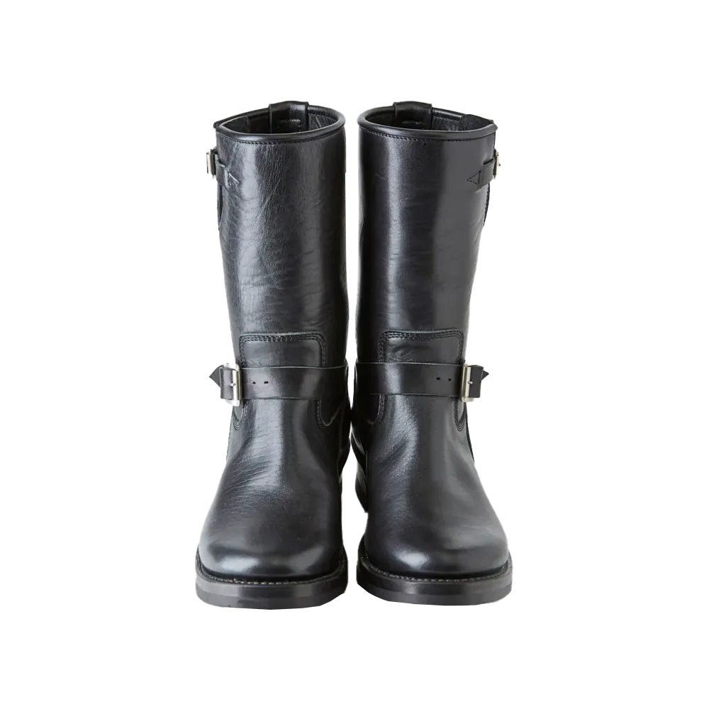 Addict Clothes - Horsehide Engineer Boot - Black
