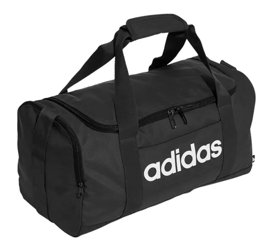 .Adidas Liner Duffel Bag SMALL - BLACK/WHITE - (JE8343)