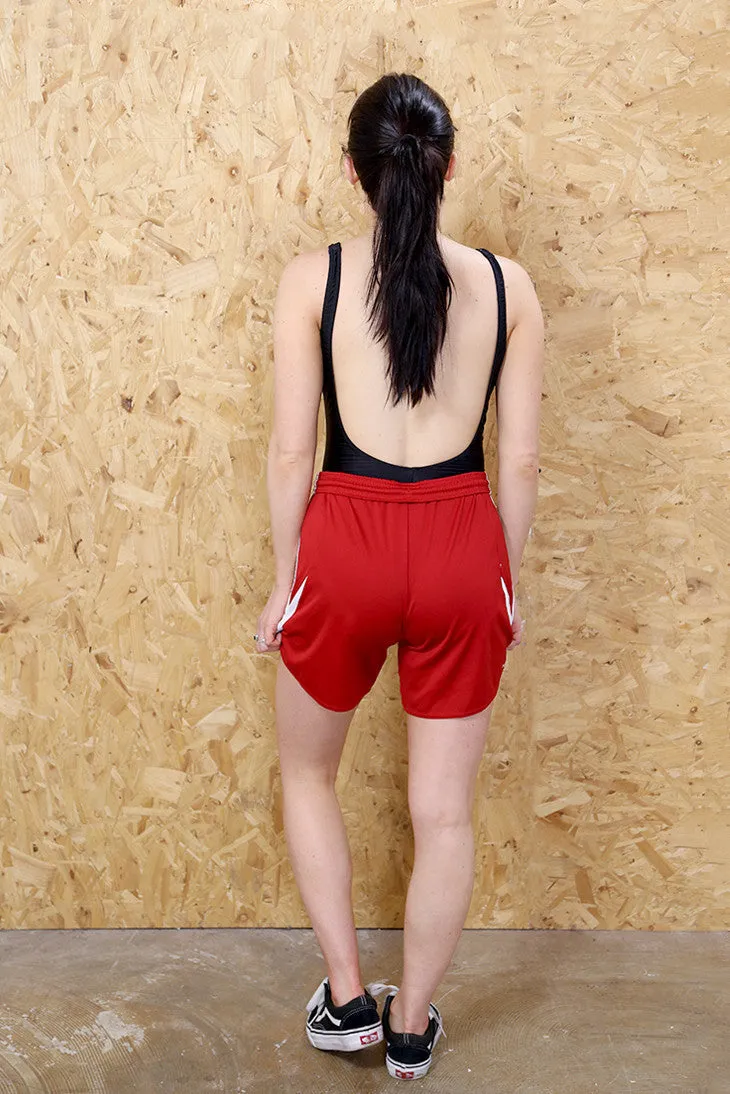 Adidas Vintage Red Sports Shorts