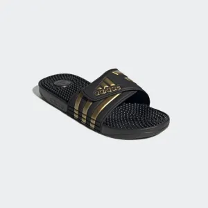 ADISSAGE SLIDES - Core Black / Gold Metallic / Core Black