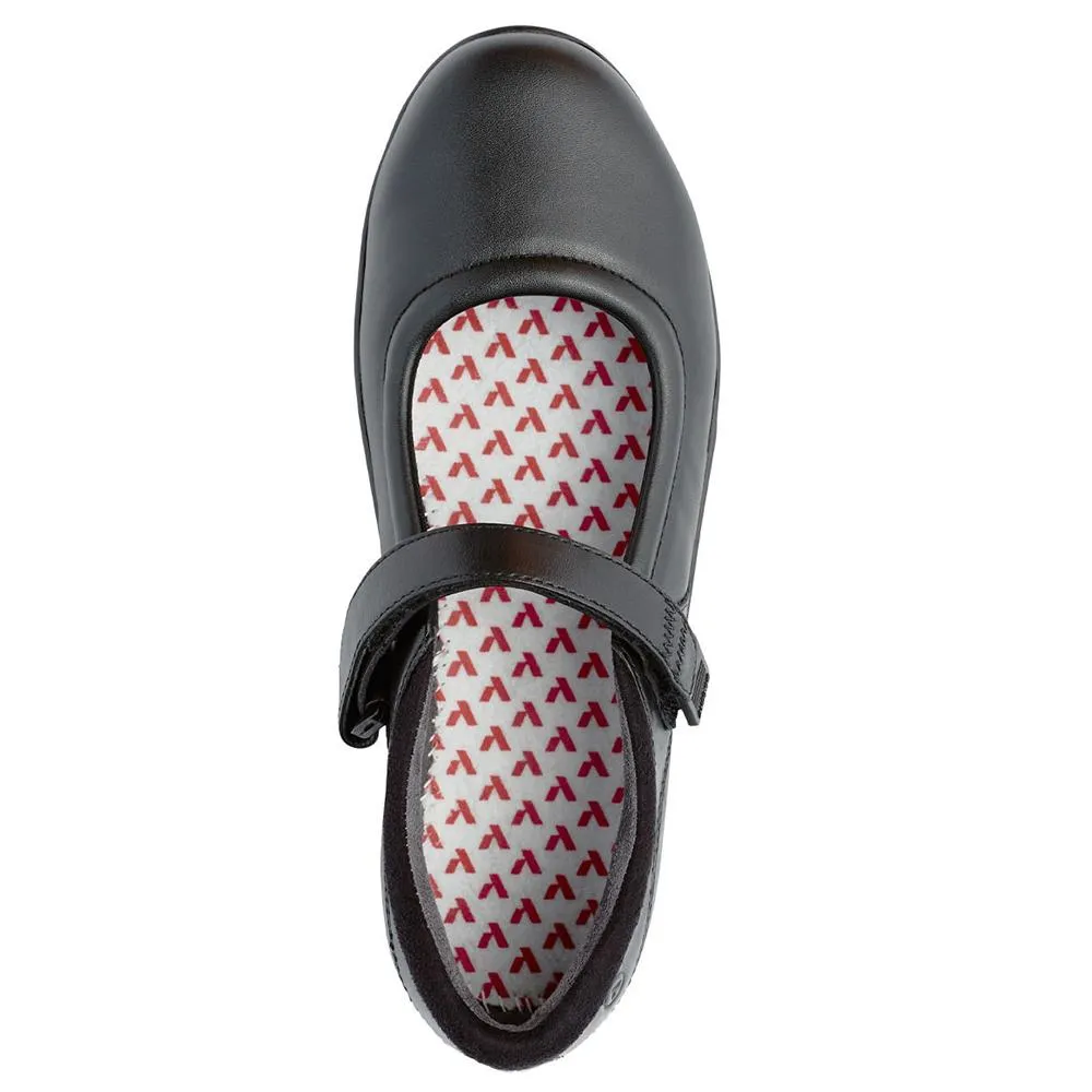Anodyne No. 33 Women's Casual Mary Jane Stretch Shoes - Black Stretch