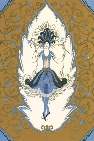 AT-239 Dancing Woman - Vintage Image