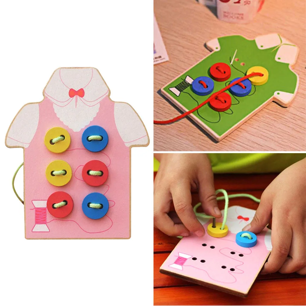 Beads Lacing Wooden Board