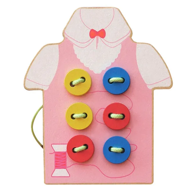 Beads Lacing Wooden Board