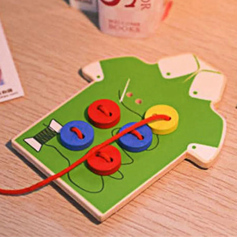 Beads Lacing Wooden Board