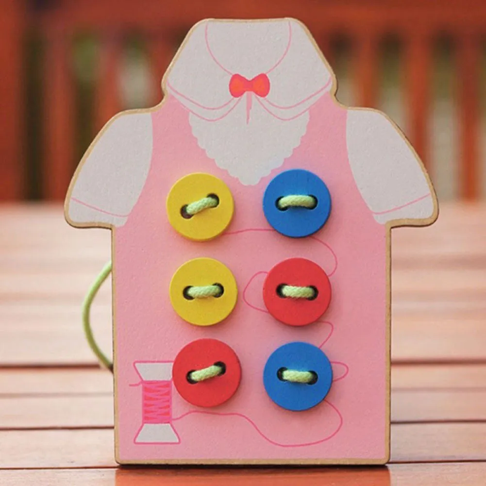 Beads Lacing Wooden Board