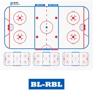 Blue Sports Hockey Rigid Board 32" X 44"