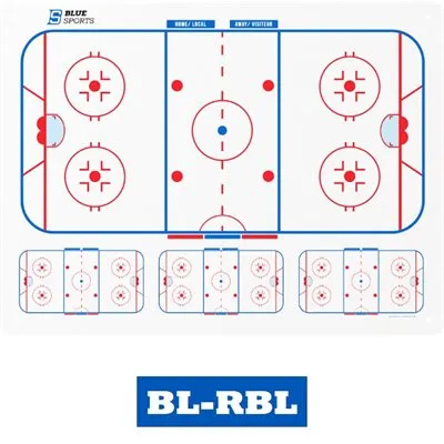 Blue Sports Hockey Rigid Board 32" X 44"