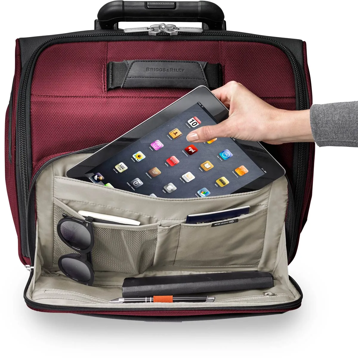 Briggs  Riley Transcend Vx Rolling Cabin Bag