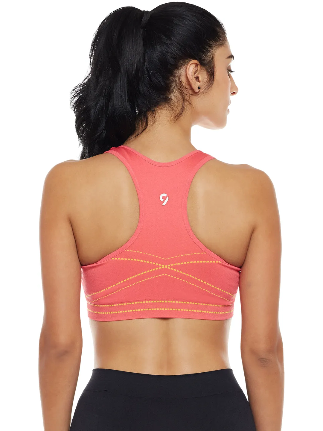 C9 Airwear Women's Active Sports Bra with Pads - Black