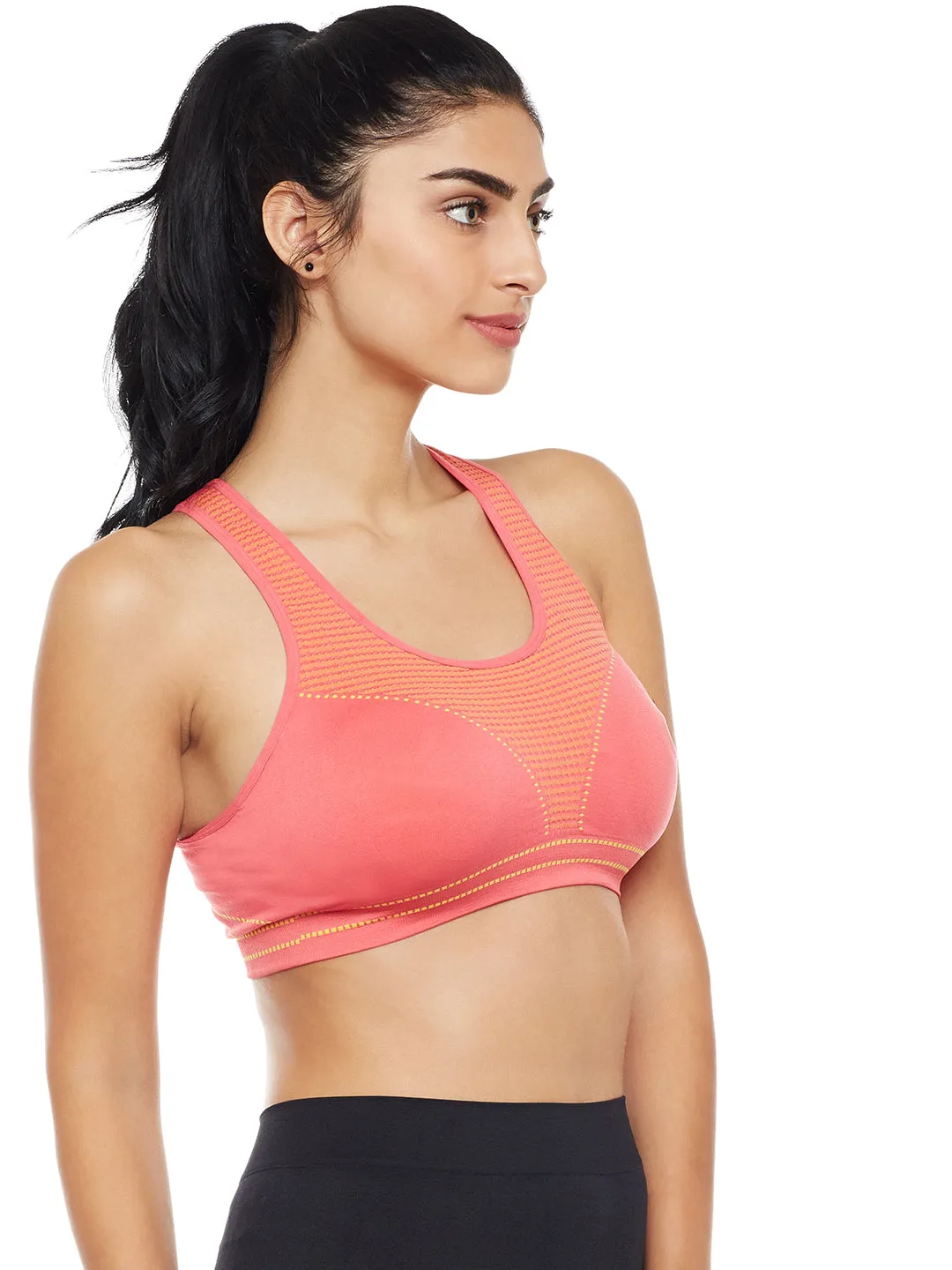 C9 Airwear Women's Active Sports Bra with Pads - Black