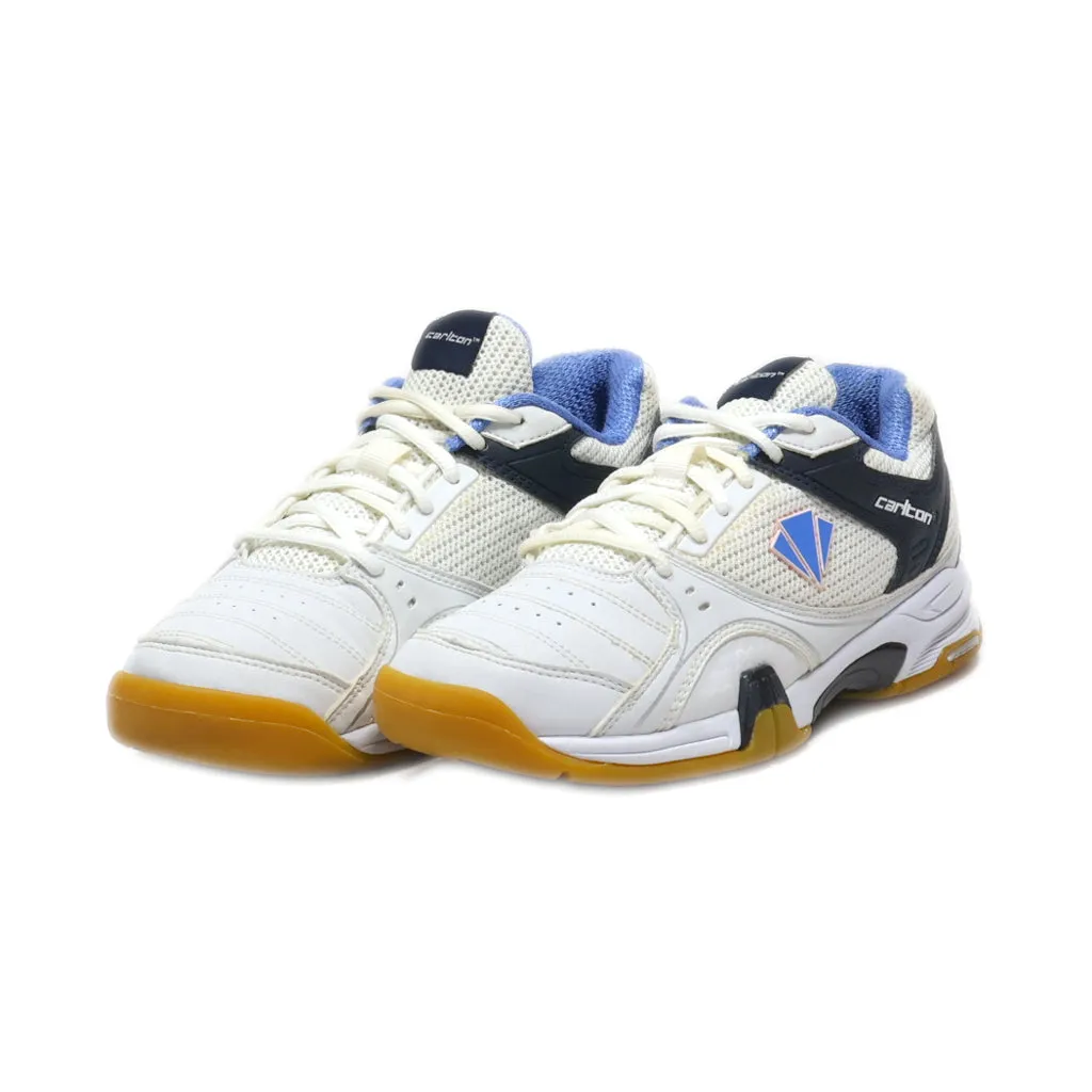 Carlton Sport Shoes Pu Leather White Colour For Women
