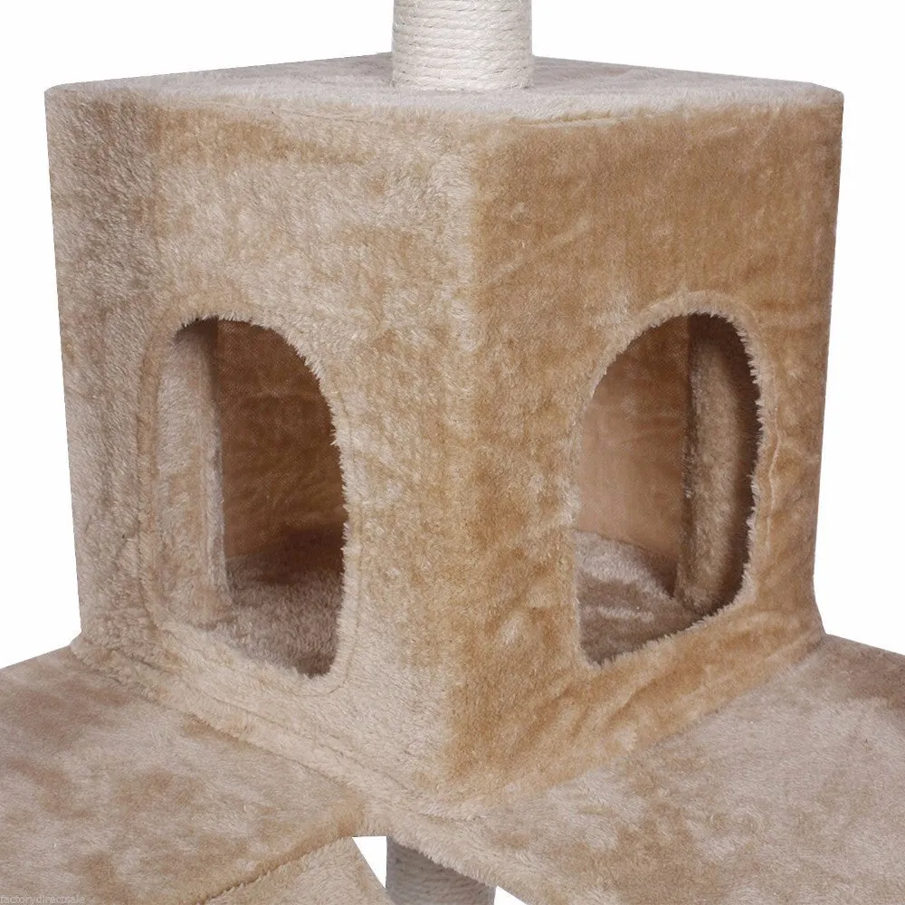 Cat, Kitty Tree house Tower Condo Furniture Scratch