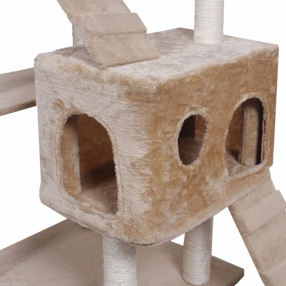 Cat, Kitty Tree house Tower Condo Furniture Scratch