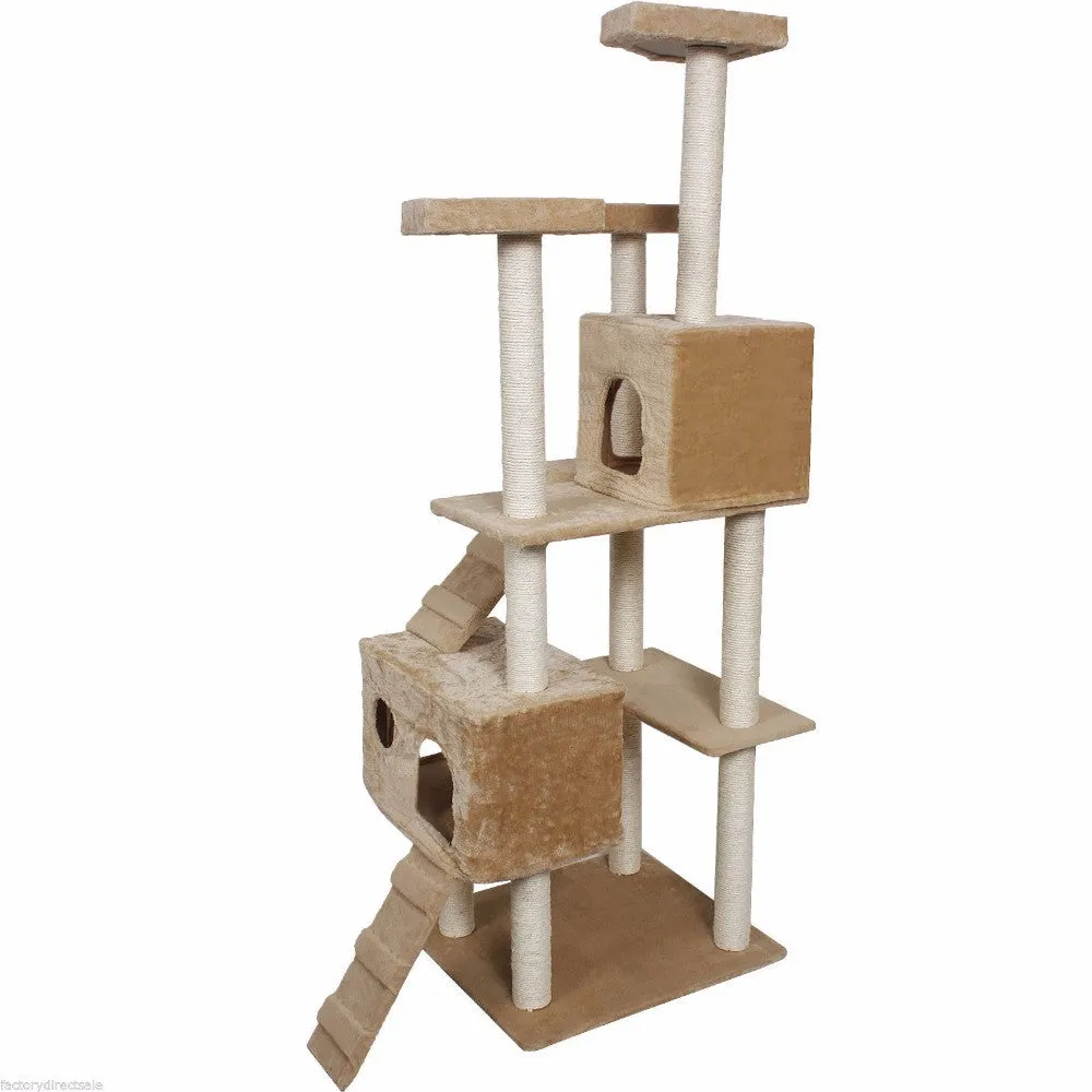 Cat, Kitty Tree house Tower Condo Furniture Scratch