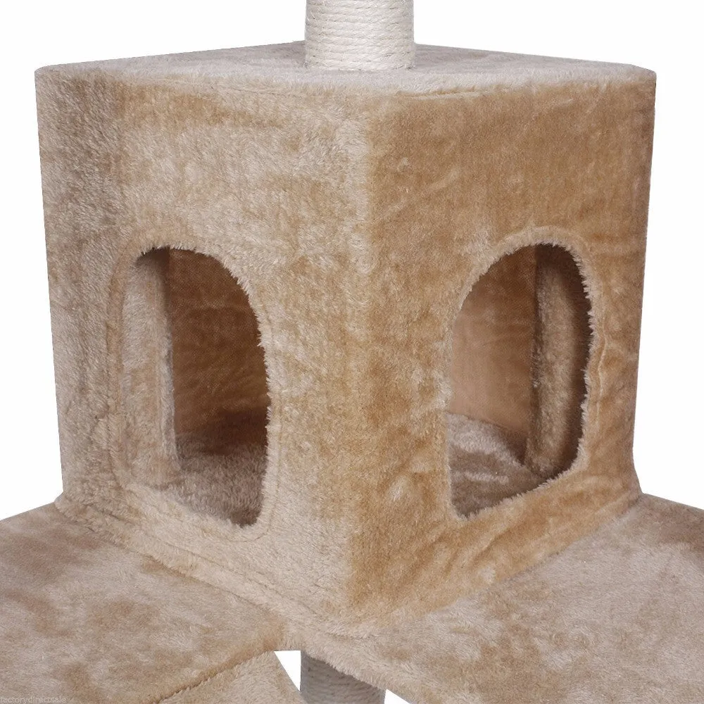 Cat, Kitty Tree house Tower Condo Furniture Scratch