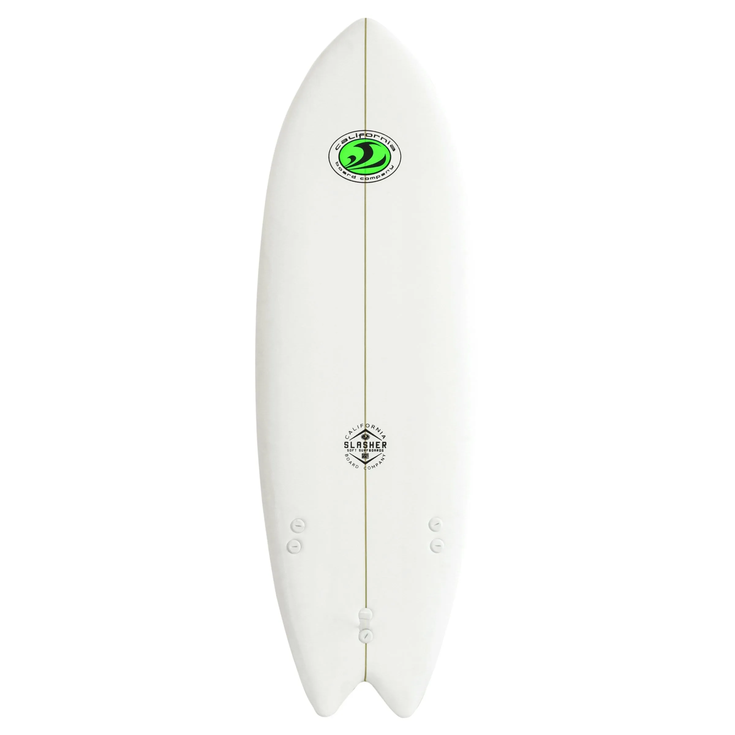 CBC 5'8" Slasher Fish Foam Surfboard Soft Top