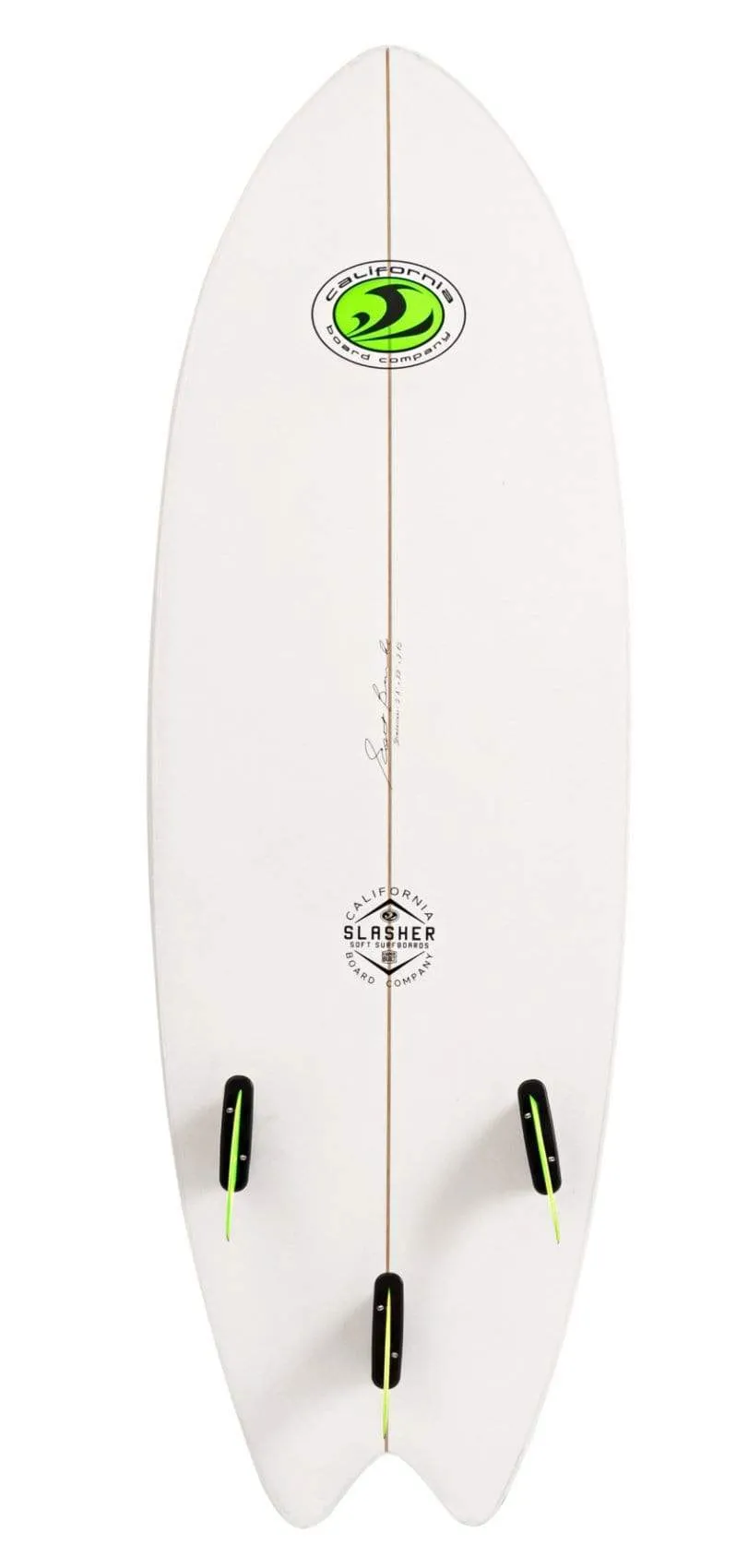 CBC 5'8" Slasher Fish Foam Surfboard Soft Top