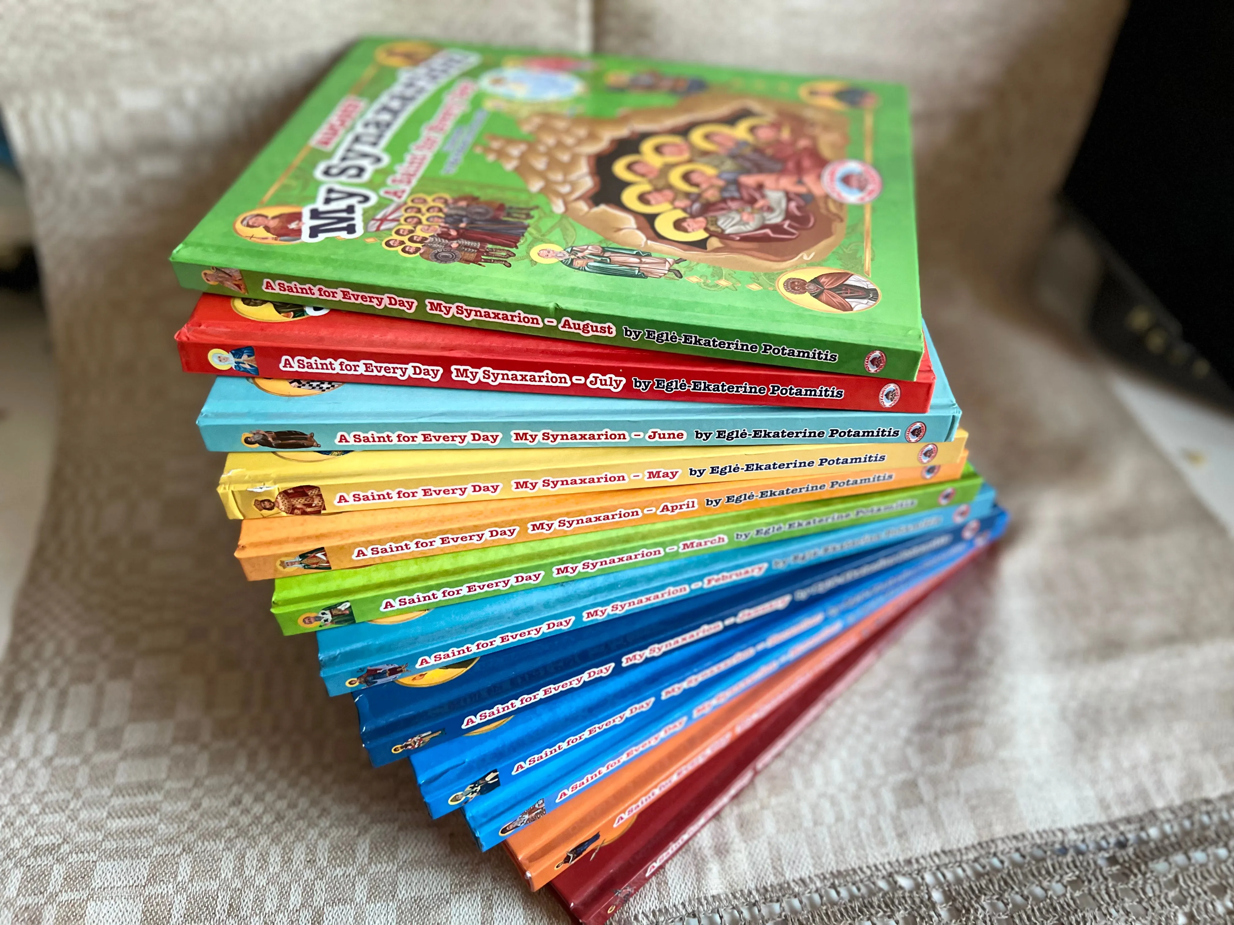 Complete Set "My Synaxarion – A Saint for Every Day – A Book for Every Month"