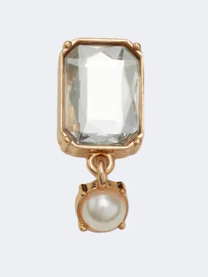 Crocs Pearl Dangle Unisex Lifestyle Pins Gold