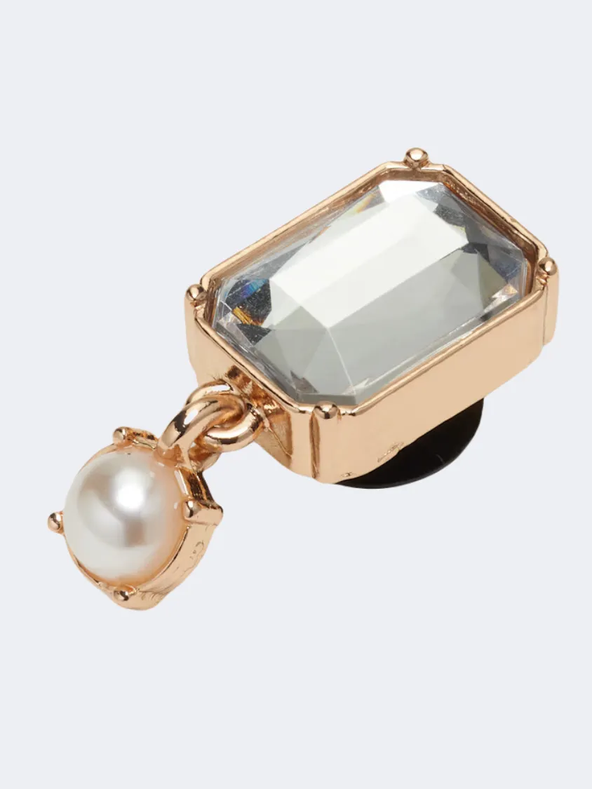 Crocs Pearl Dangle Unisex Lifestyle Pins Gold