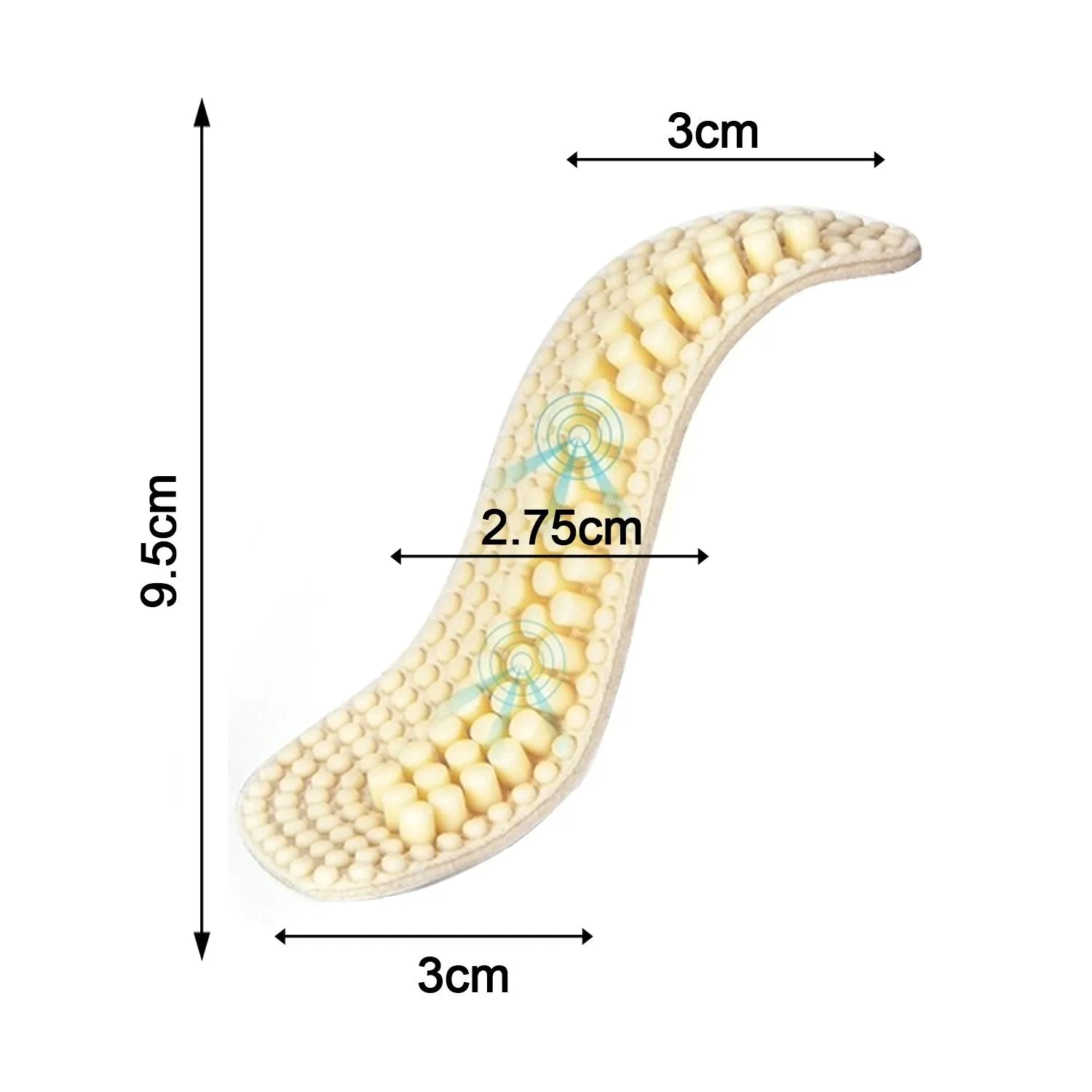 Fabric Sticky Shoe Back Heel Insoles Protector Liner