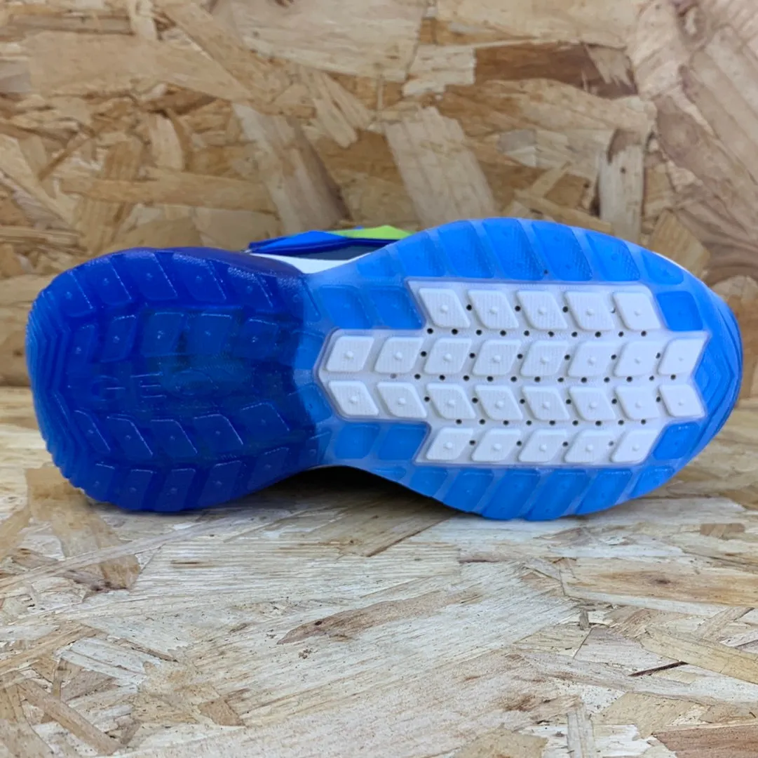 Geox Kids Spaziale Light Up Trainers - Navy / Light Blue