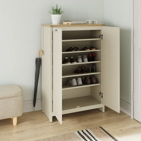 GFW Lancaster 2 Door Shoe Cabinet