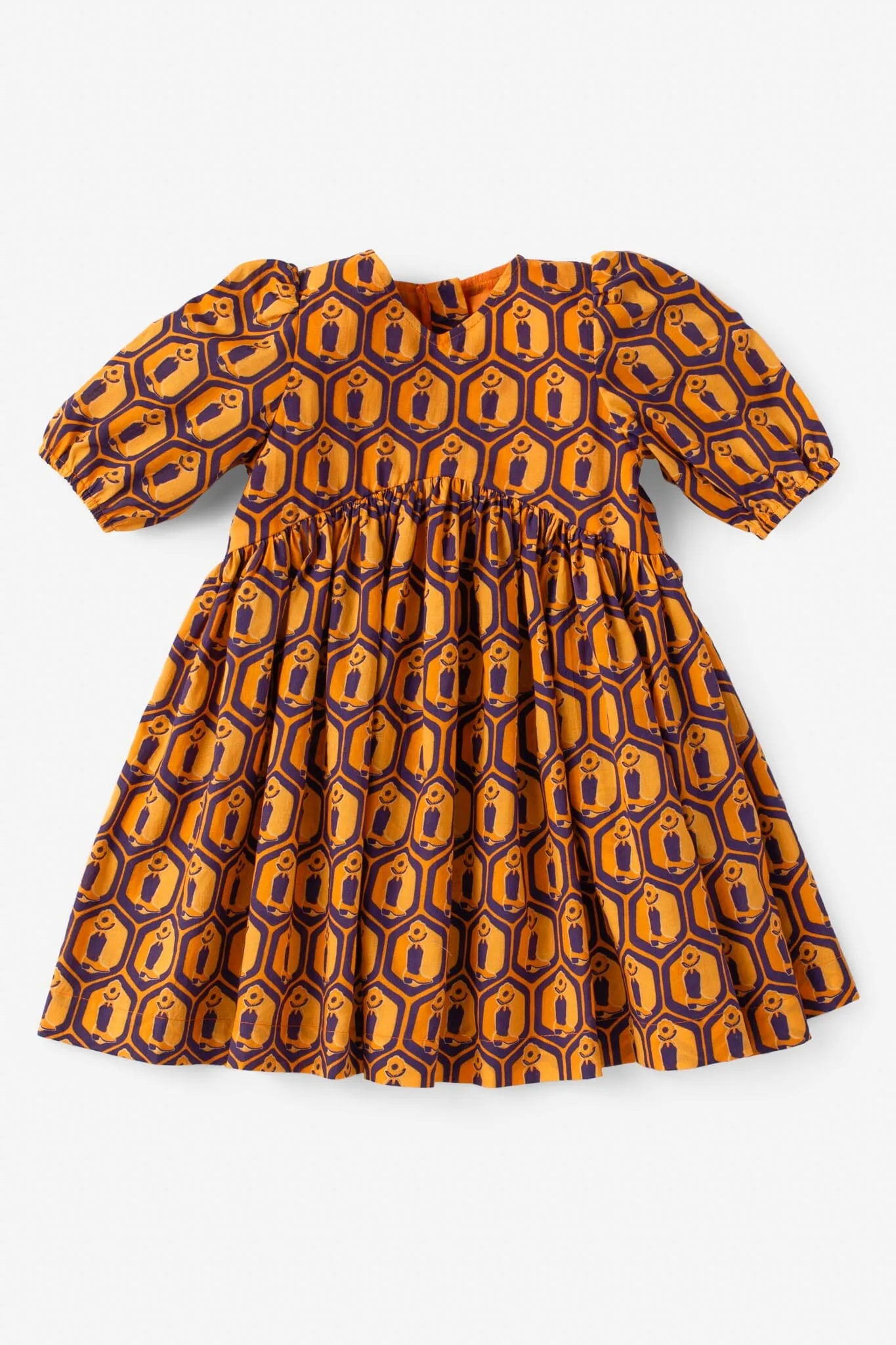 Girls Lotus Gameday Relaxed Fit Dress - Boot Print (Sizes 7-14)