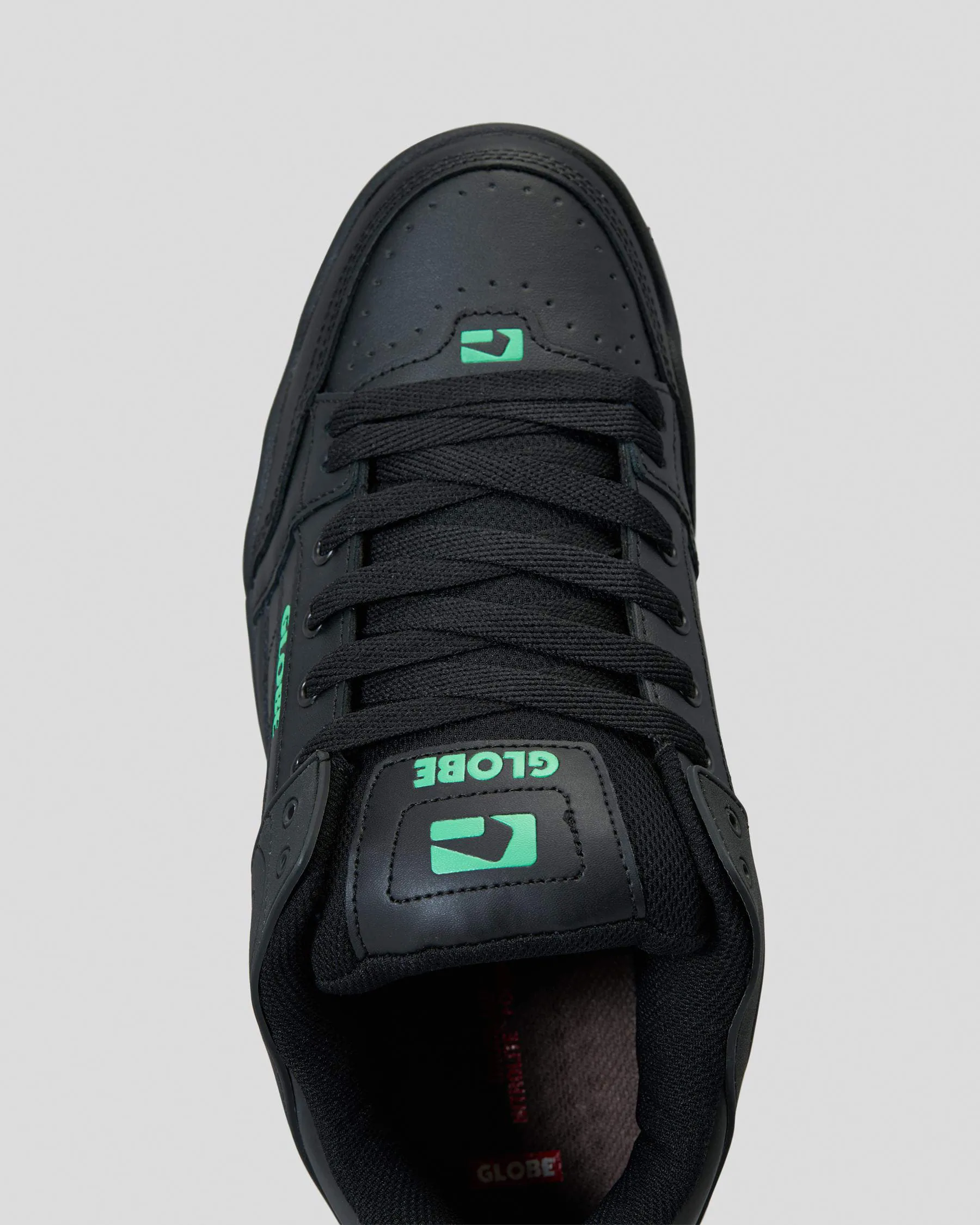 .GLOBE Mens GBTILT Shoes - BLACK/GREEN/MOSAIC - (GBTILT) - BGM - R2L18