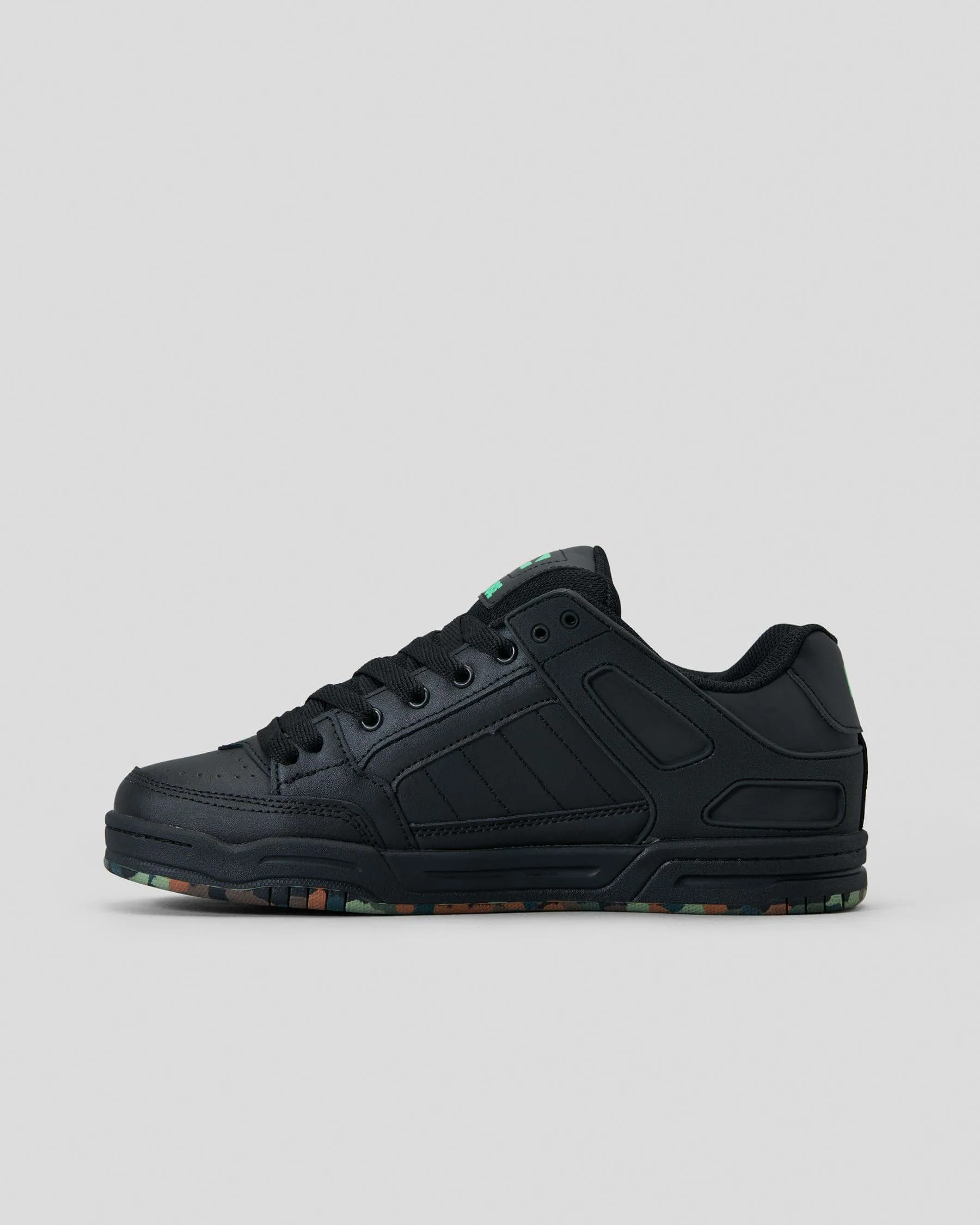 .GLOBE Mens GBTILT Shoes - BLACK/GREEN/MOSAIC - (GBTILT) - BGM - R2L18