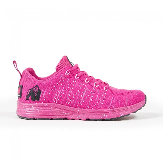 Gorilla Wear - Brooklyn Knitted Sneakers - Pink/White