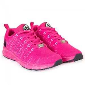 Gorilla Wear - Brooklyn Knitted Sneakers - Pink/White
