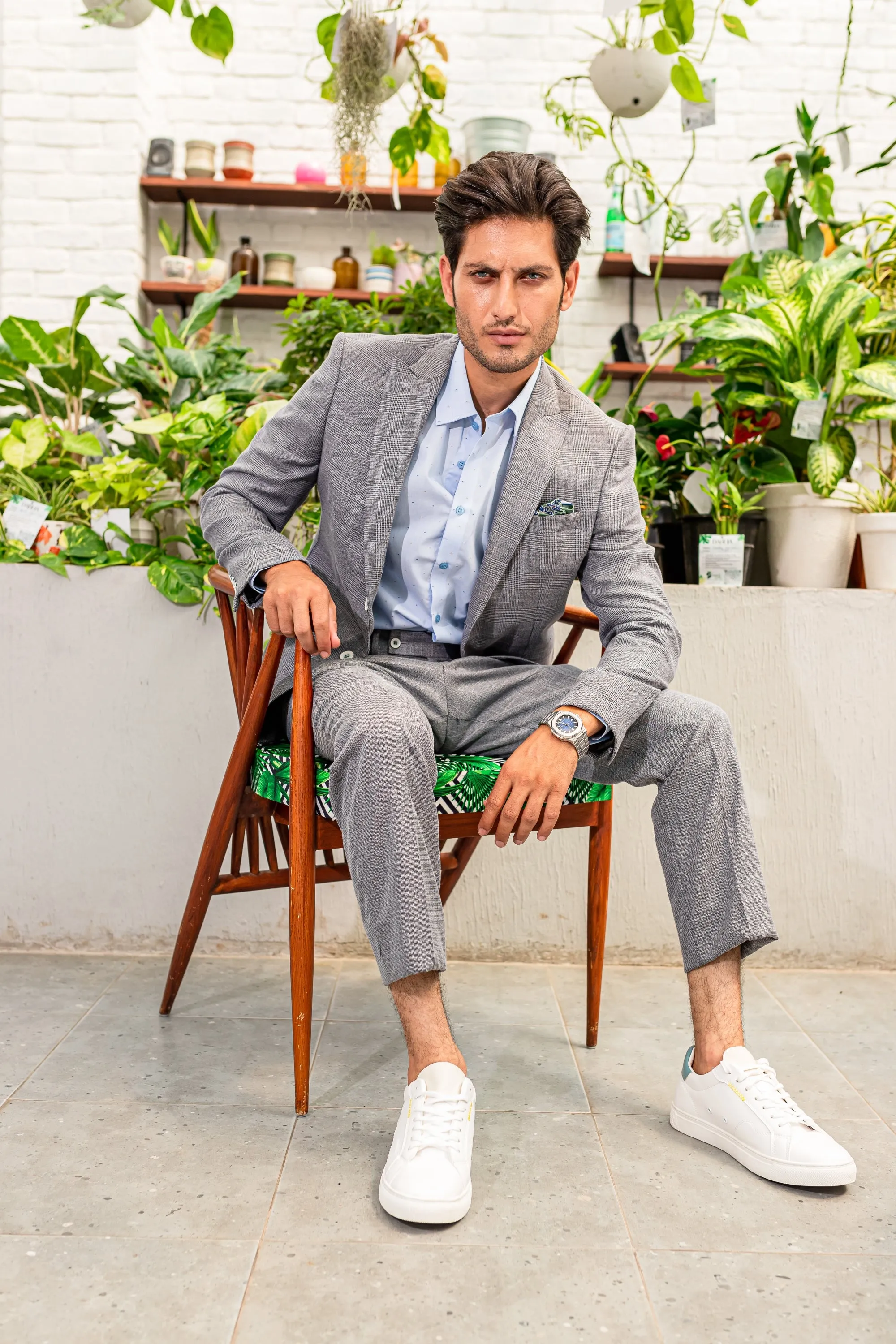 Grey Suit 2 Pcs