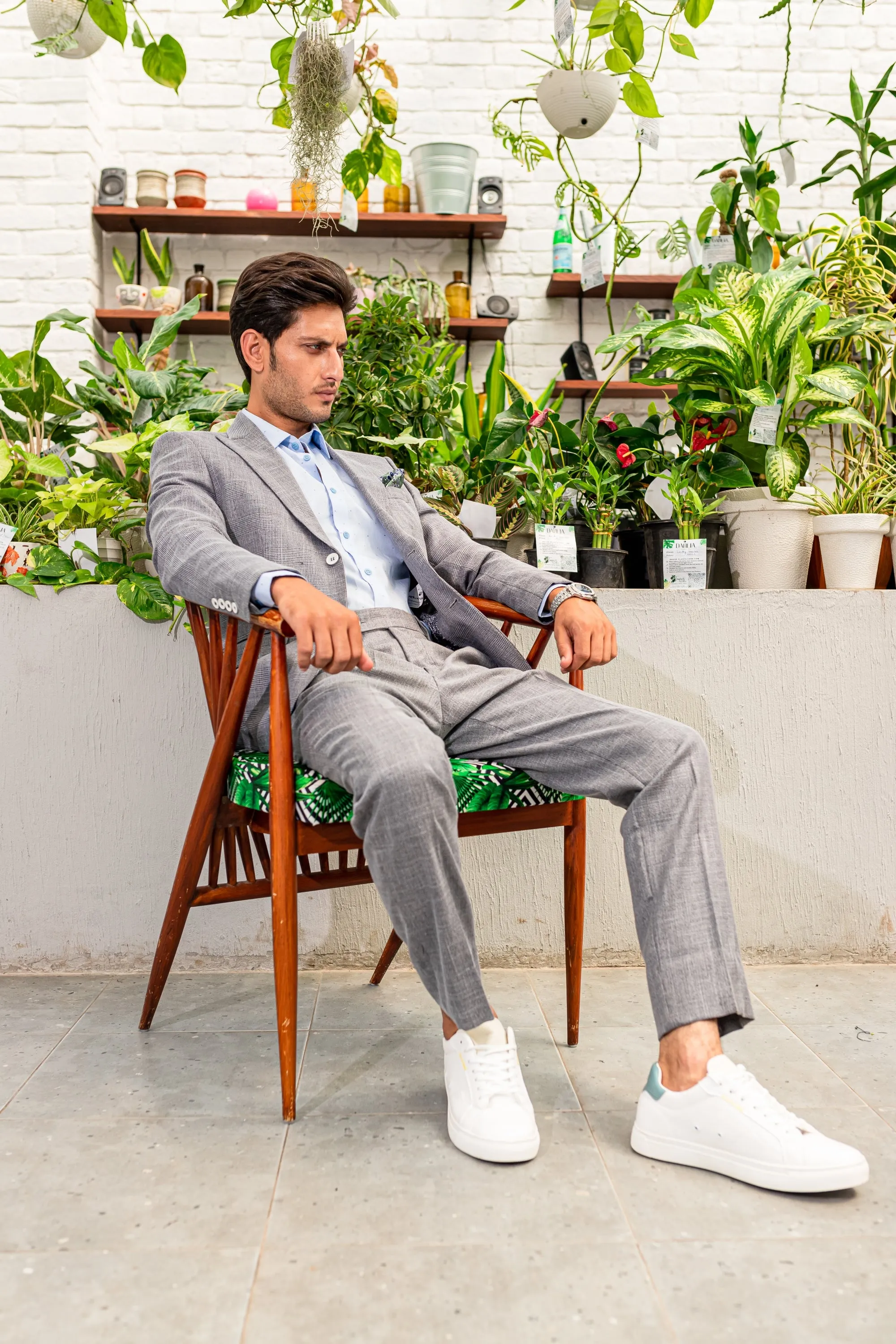 Grey Suit 2 Pcs
