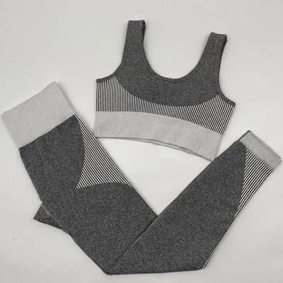 Gym Set Women Seamless Yoga Set Fitness Women Sport Set