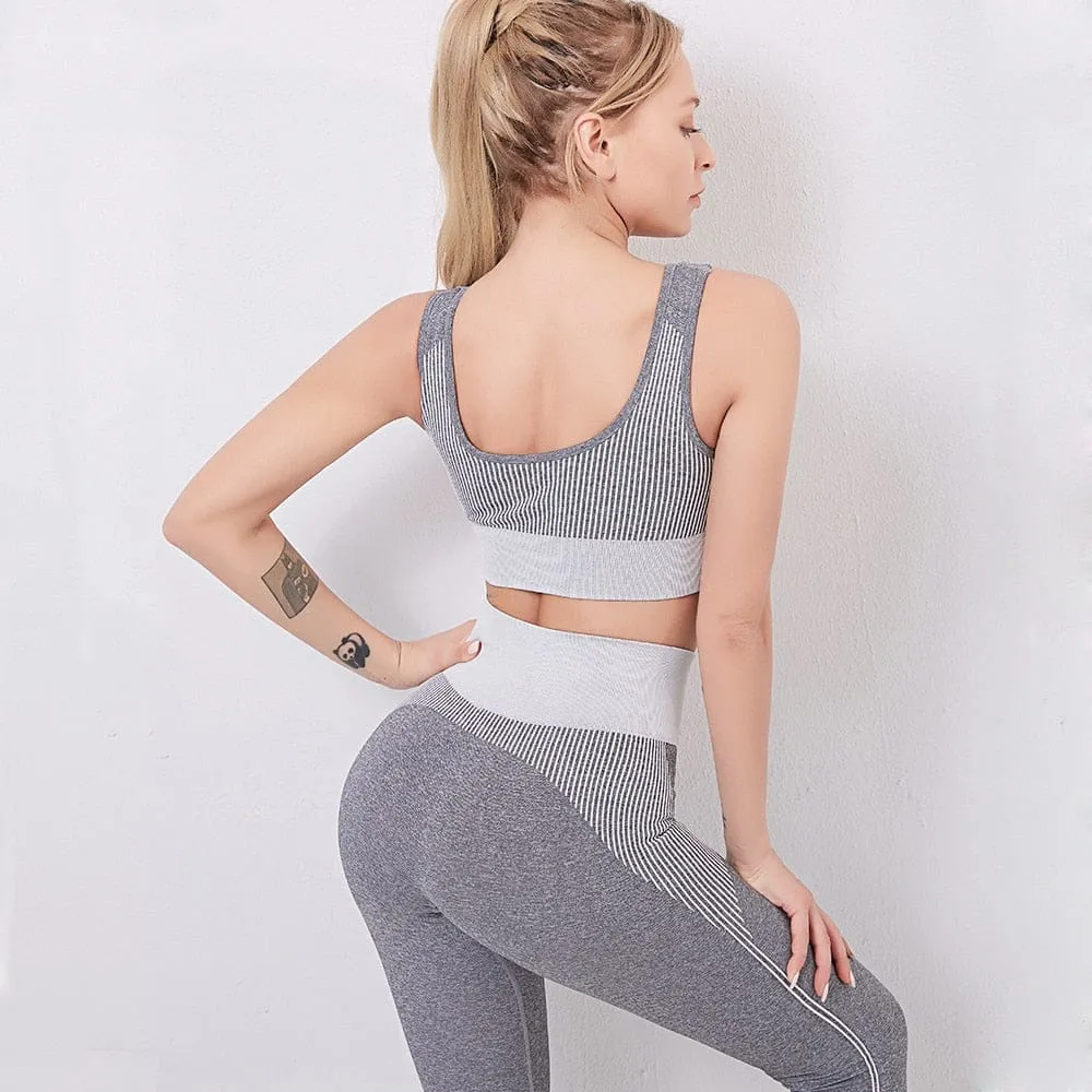 Gym Set Women Seamless Yoga Set Fitness Women Sport Set