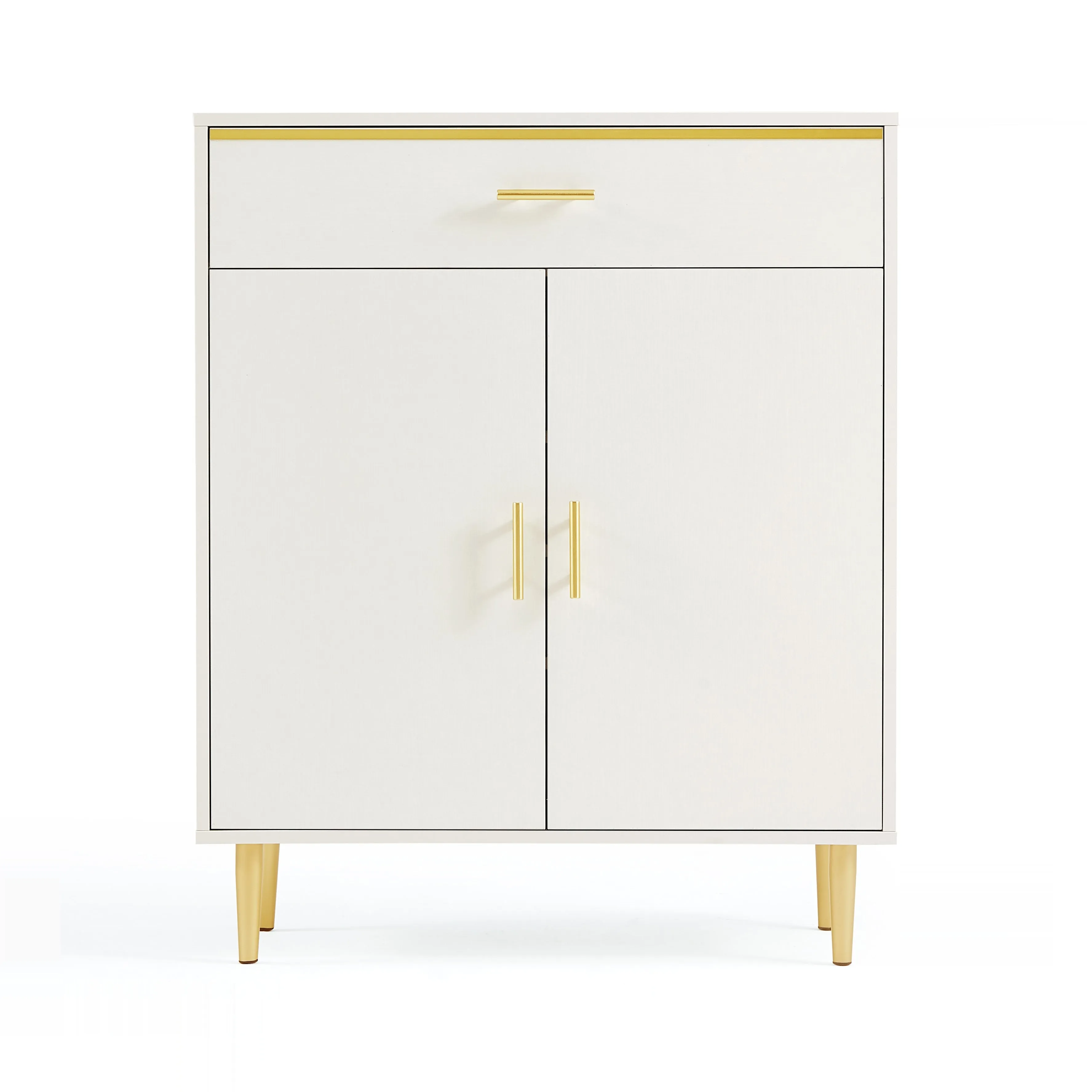 JAMAL White Shoe Cabinet