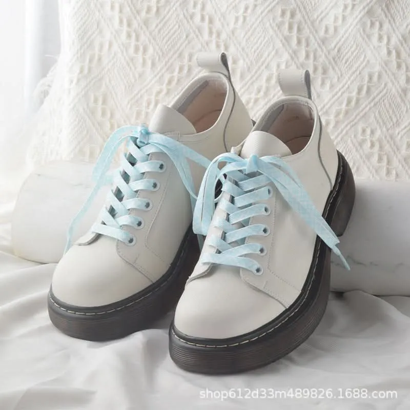 Japanese Plaid Shoelaces – Best for Sneakers, Boots & Casual Shoes