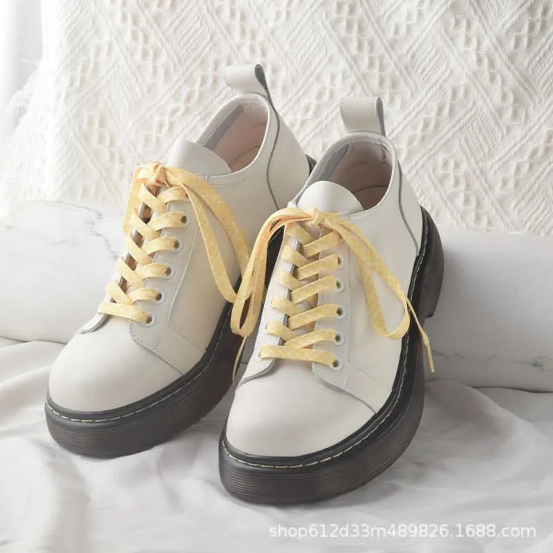 Japanese Plaid Shoelaces – Best for Sneakers, Boots & Casual Shoes