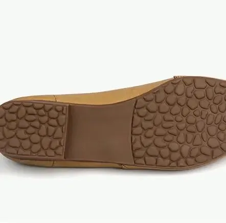Khaki Leather Flats: Versatile and Chic Footwear for Women