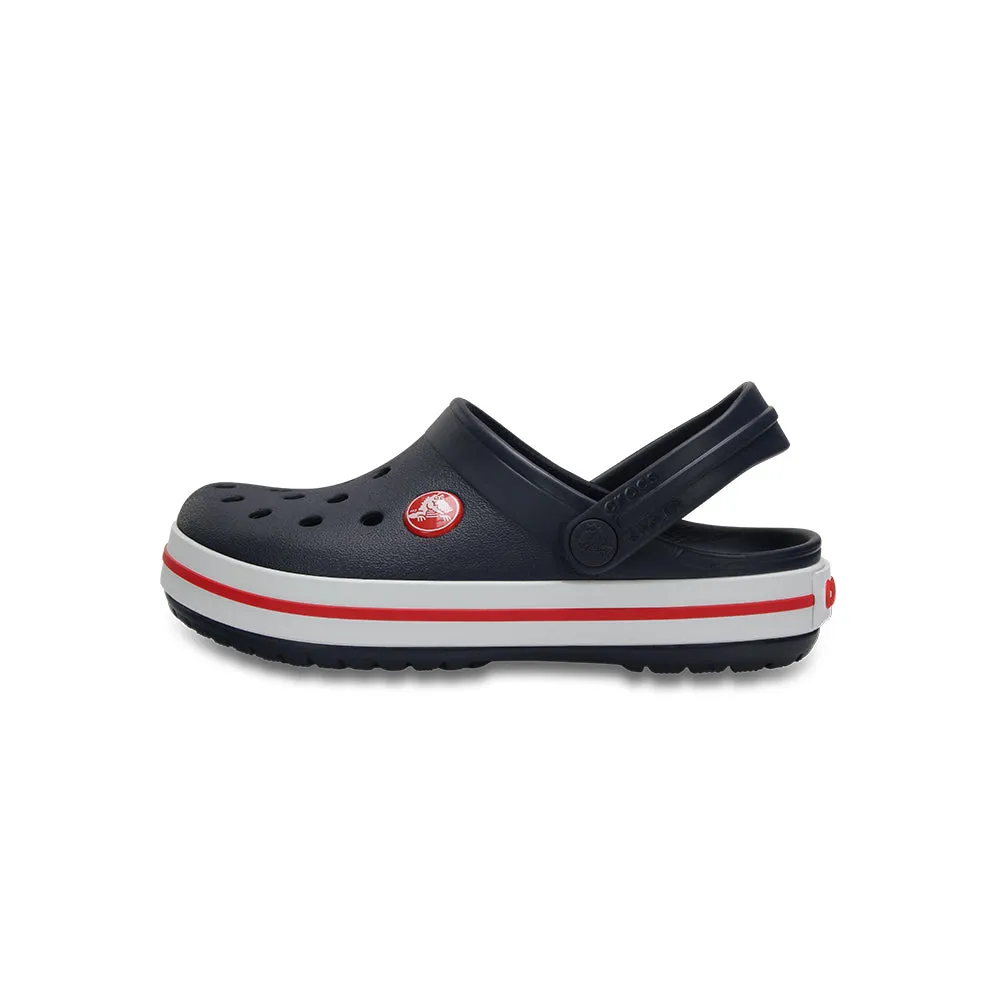 Kids Crocband Clog in Navy Red