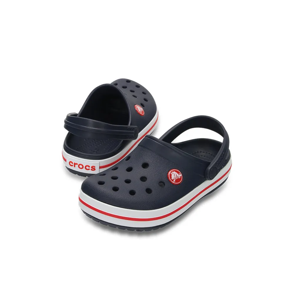 Kids Crocband Clog in Navy Red