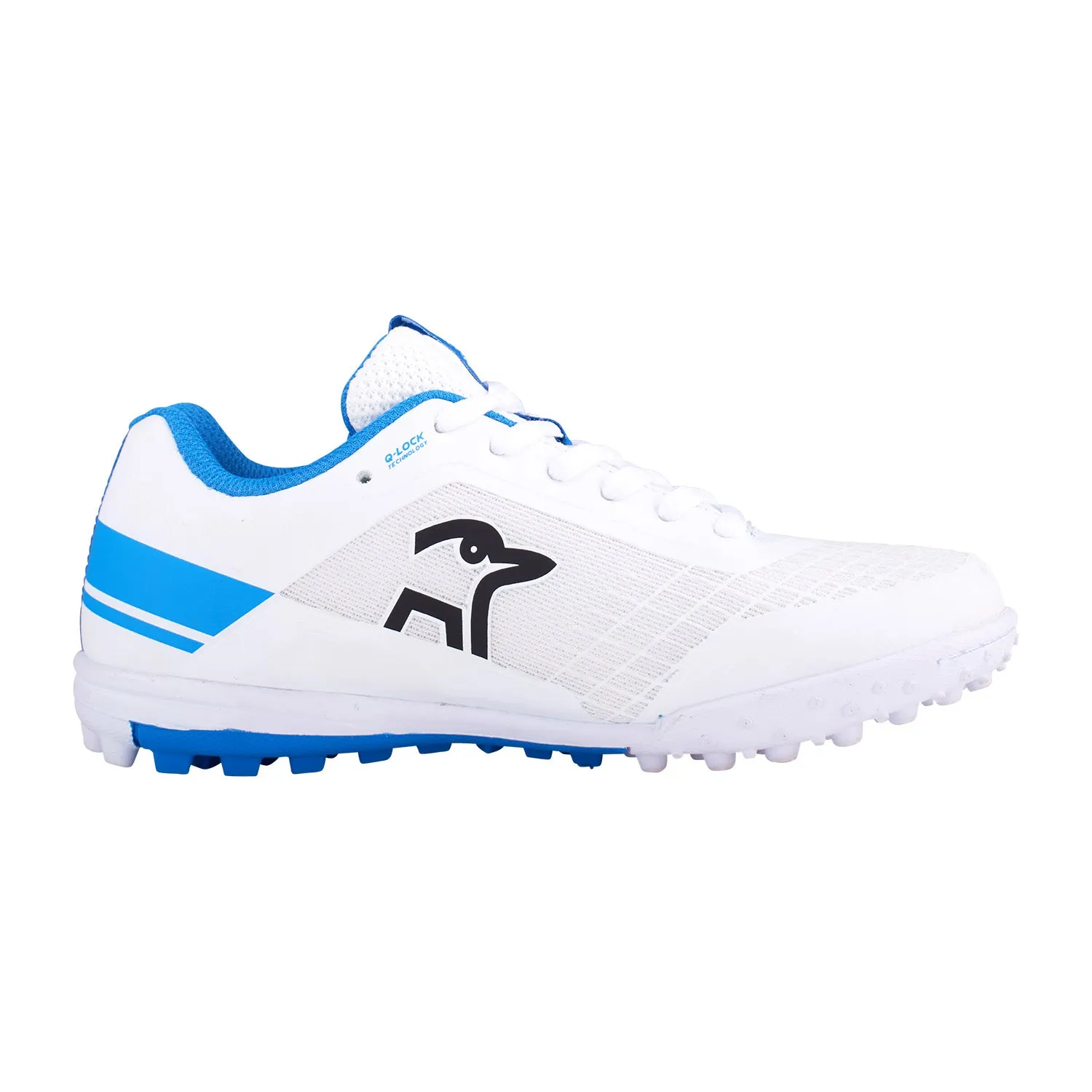 Kookaburra KC 5.0 Rubber Cricket Shoes - White/Blue