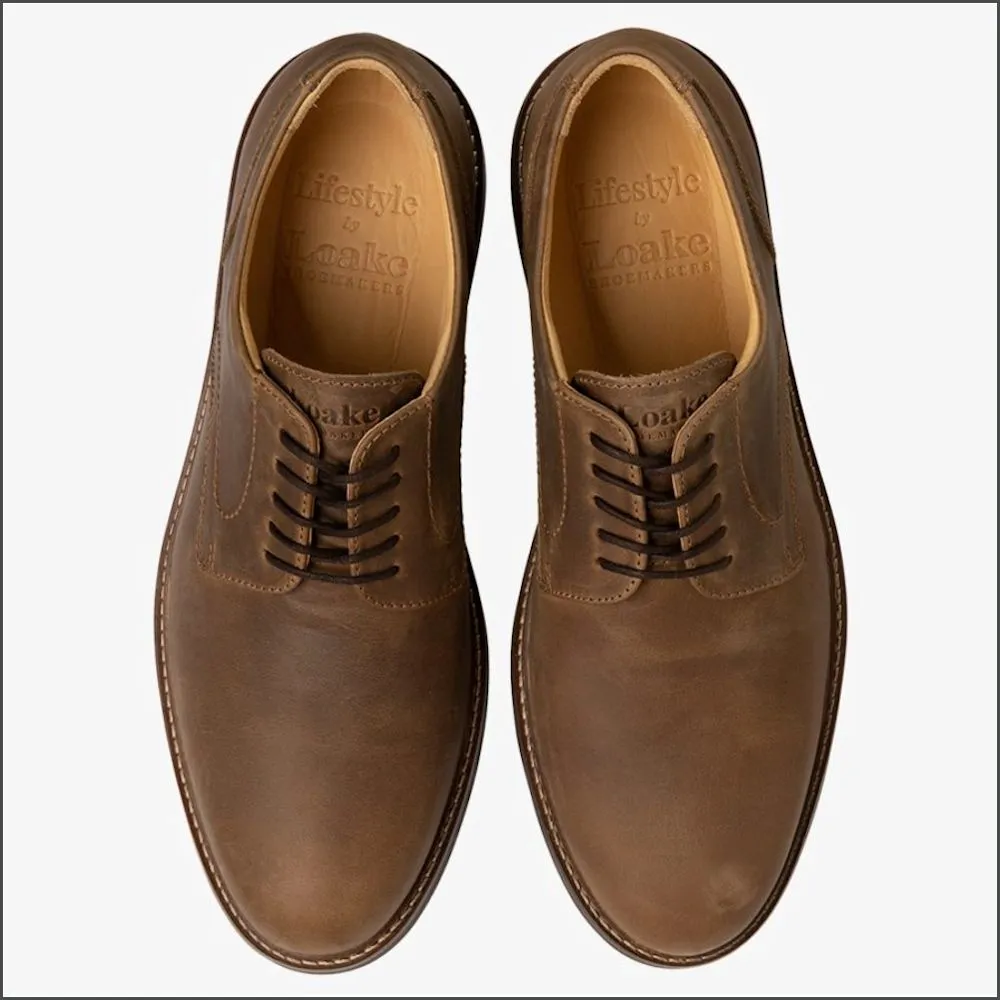 Loake Franklin Brown Nubuck Shoe@