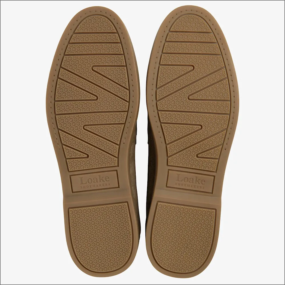 Loake Lucca Flint Suede Loafer@