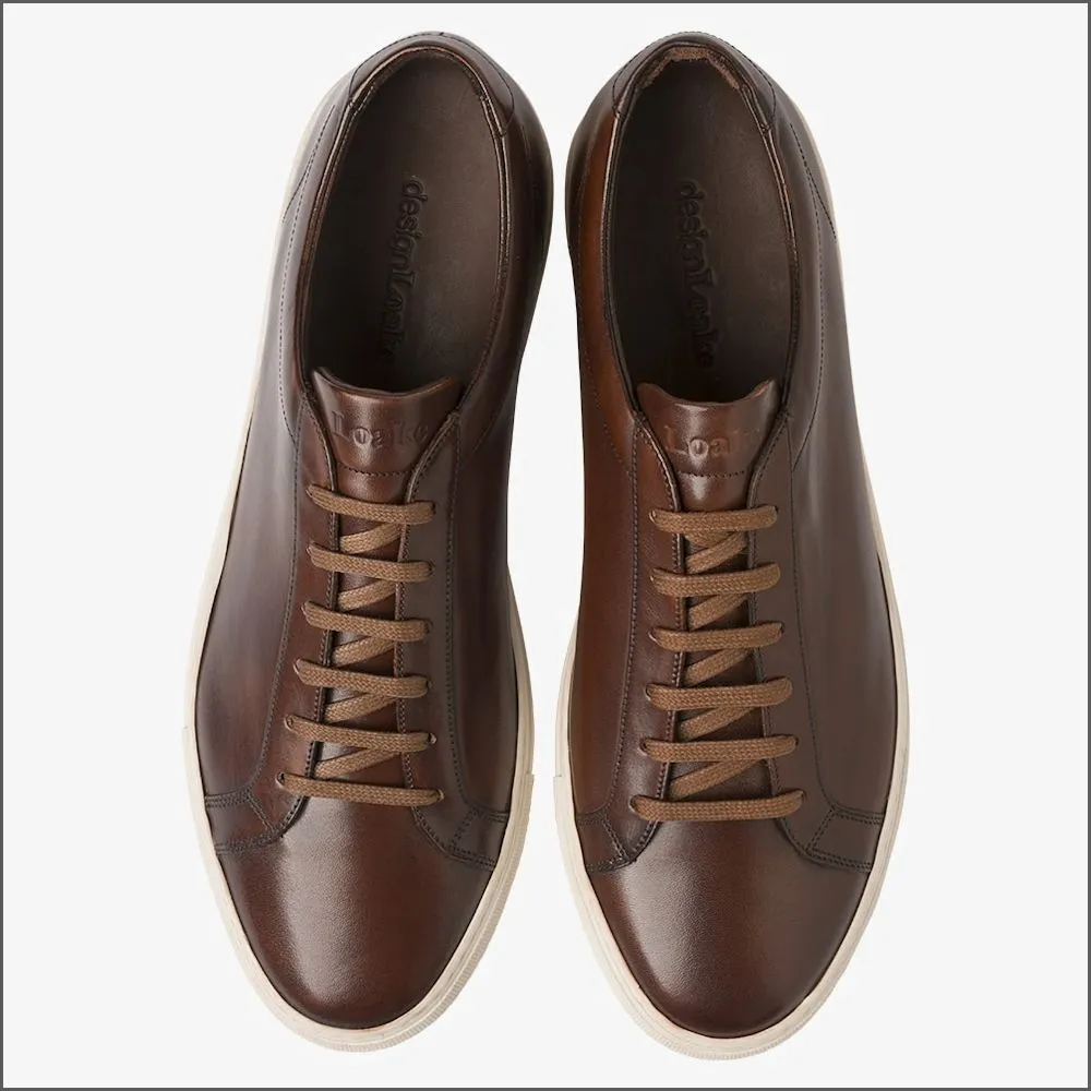 Loake Sprint Dark Brown Sneaker@