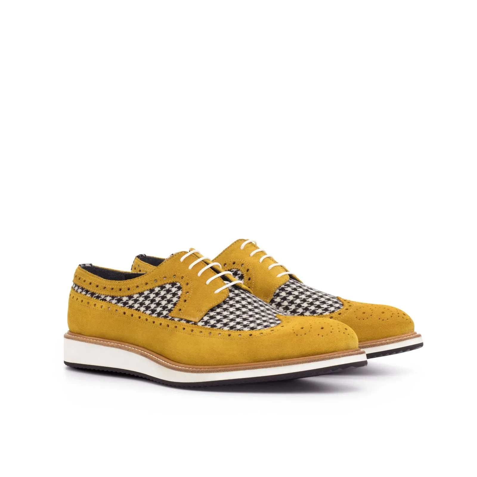 Longwing Blucher-Suede, Sartorial, Brown